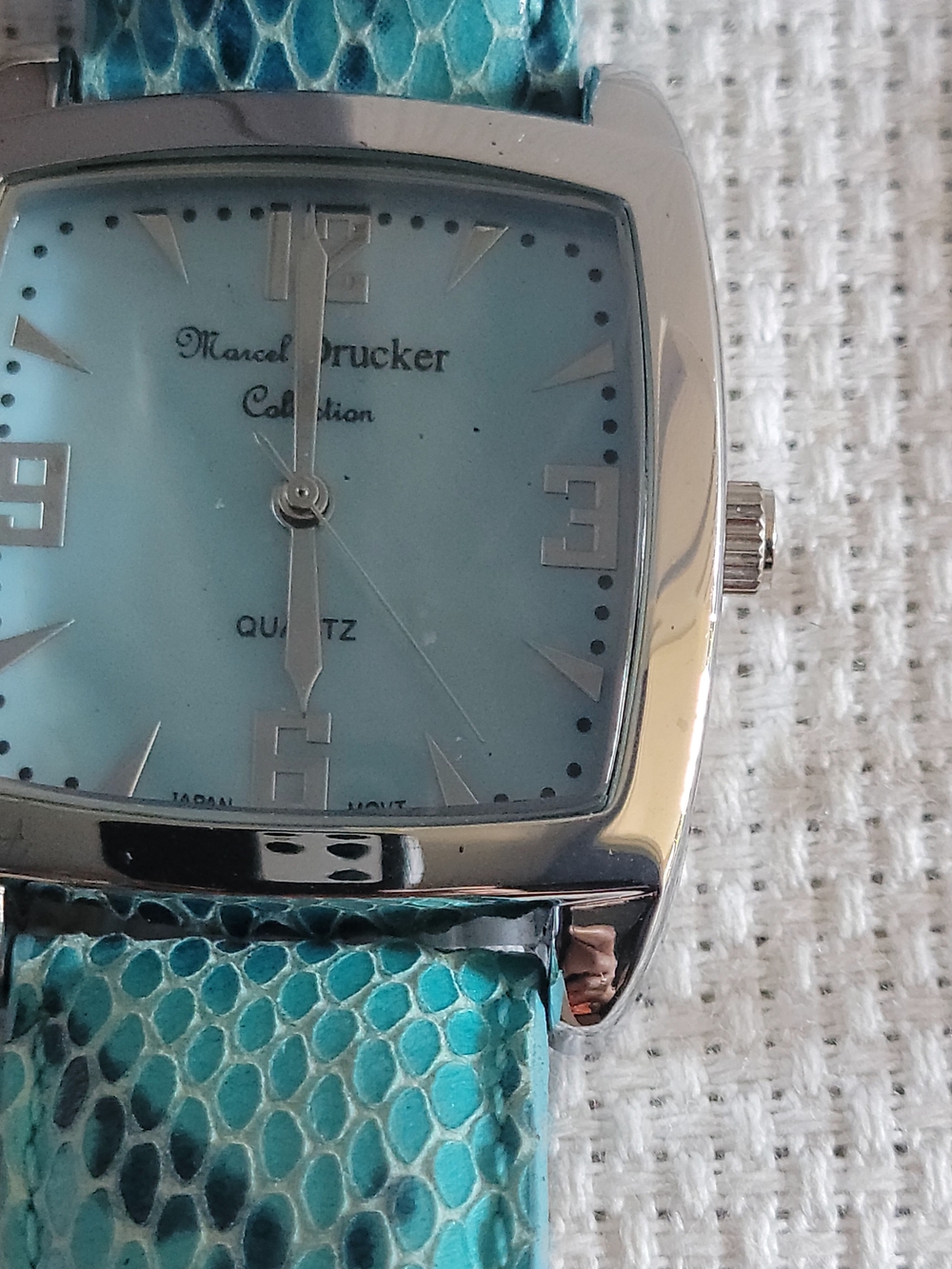 Women’s Turquoise Leather Strap Watch